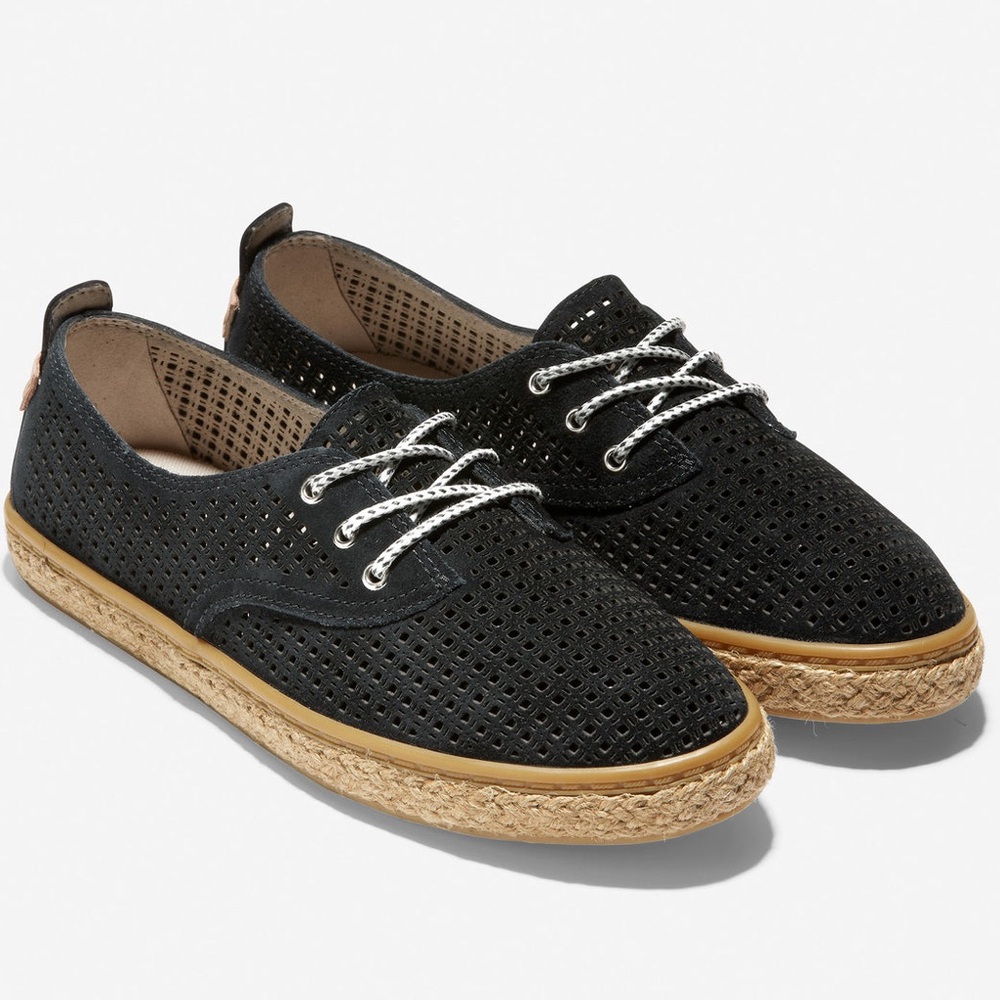 Cole Haan Suede Espadrille Lace Up - Picture 3 of 11